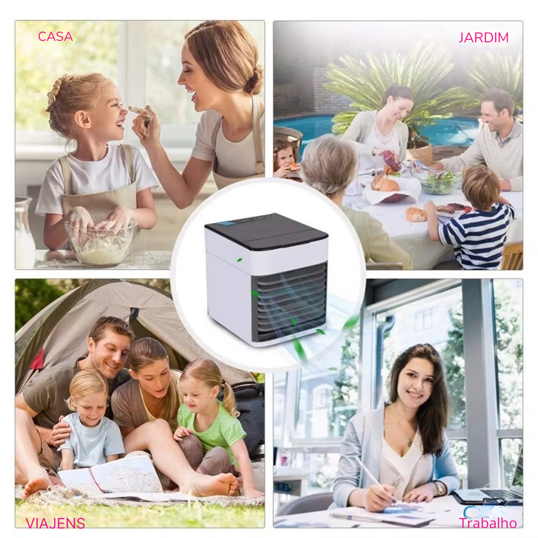 [ Leve 2 Pague 1 ] Ar-Condicionado Portátil FrostAir - Refrigeração Eficiente + Brinde Exclusivo.