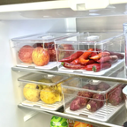 Kit 4 Organizadores Clear Fresh 2,2 Litros