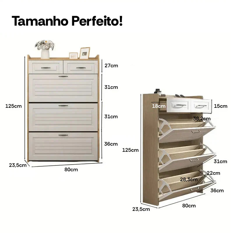 [PROMOÇÃO PRÉ-BLACK FRIDAY] Sapateira Organizadora Compacta