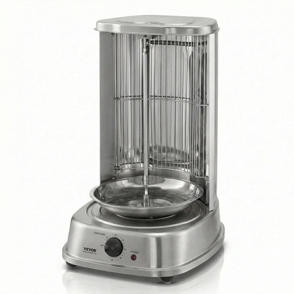 Grill Vertical Elétrico Giratório