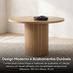 Mesa Expansível Oval Adapt em MDF