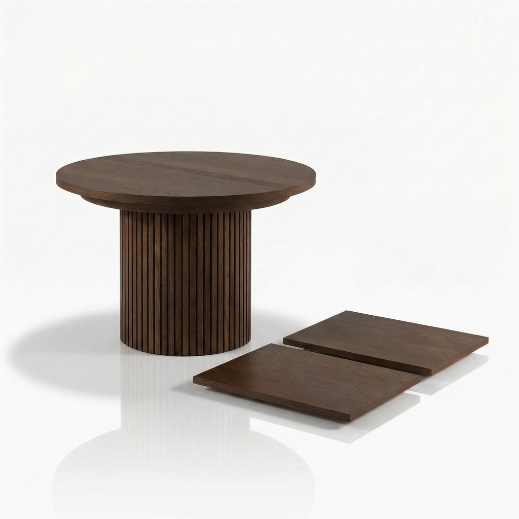 Mesa Expansível Oval Adapt em MDF