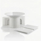 Mesa Expansível Oval Adapt em MDF