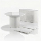 Mesa Expansível Oval Adapt em MDF