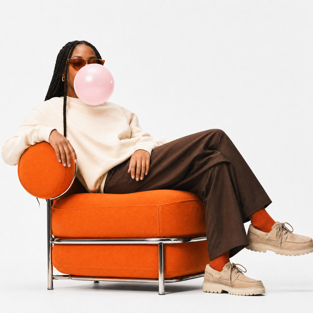 Poltrona Loop - Estofado com Ar