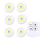 Luminária LED Sem Fio Luz Branca (Fria) com Controle Remoto - [Pague 2 e leve 6]