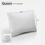 Pack 4 Travesseiros Premium Cloudfiber